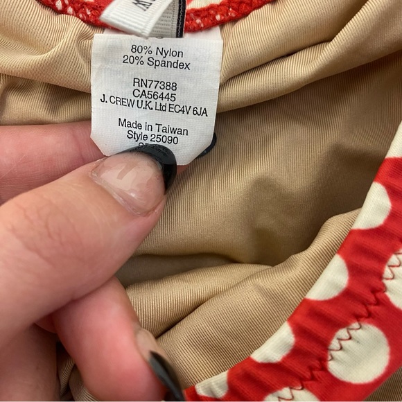 J.crew red Polk dot bikini set - Picture 5 of 5